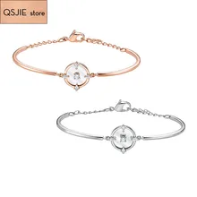 Высокое качество SWA. [Новые продукты] простые линии, элегантные, неявные и модные женские браслеты