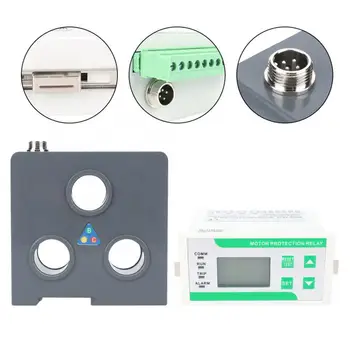 

Overload Protector MDB-501F Panel Split Type Installation Smart LCD Screen Motor Protector for Overload Phase Lost