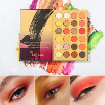 

72 Color Eyeshadow Palette Set 3 Layer Eyeshadow Waterproof Makeup Diamond Metallic Matte Shiny Shadows Pigment Cosmetics TSLM3