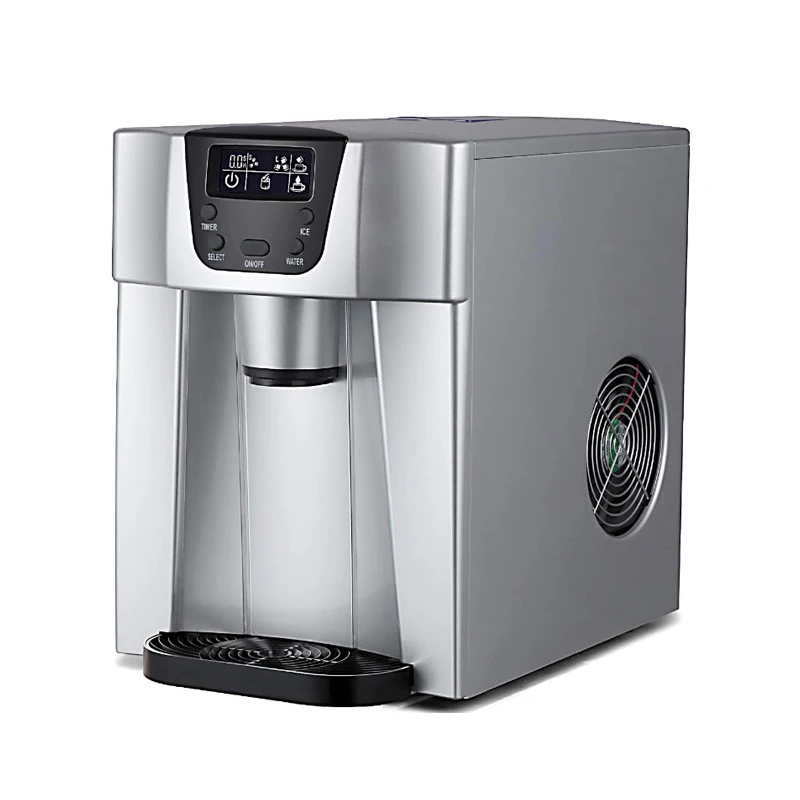 New Ice Maker Commercial Household Small Automatic Tap Water Into Milk Tea Shop Automatic Drop Ice Maker Drink Shop Coffee Shop