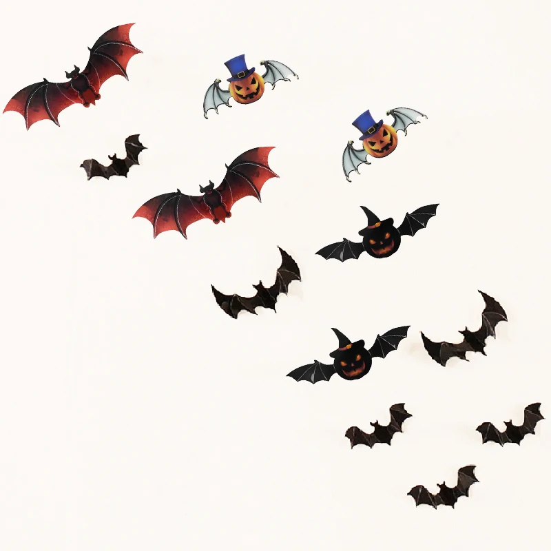 3D Bat Halloween Wall Sticker-2