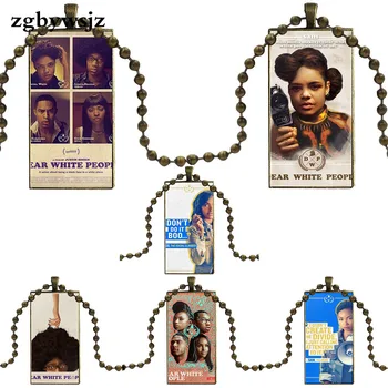

For Women Fashion Necklace Handmade Rectangle Shape Choker Necklace Jewelry Multi Designs Tv Series Dear White People Poster