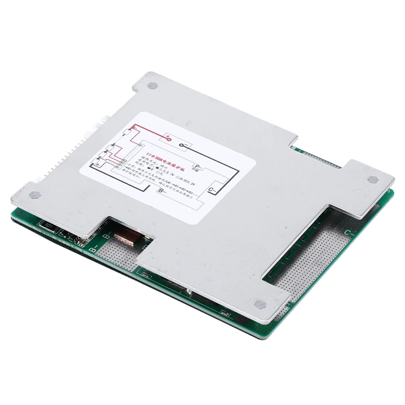 17S 64V 50A 18650 литий-полимерный аккумулятор Защитная плата BMS PCB с балансом для электровелосипеда EScooter