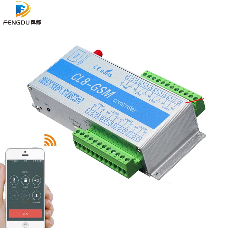 RTU5035 Apriporta GSM/APP – Relè Wireless Con Antenna, Controllo Remoto Senza Distanze, Allarme Antintrusione