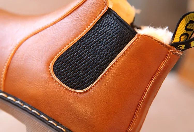 England Style Kids Shoes Boys Girls Boots Autumn Winter Fashion Vintage Shoes Children Martin Short Ankle Boots ботинки детские