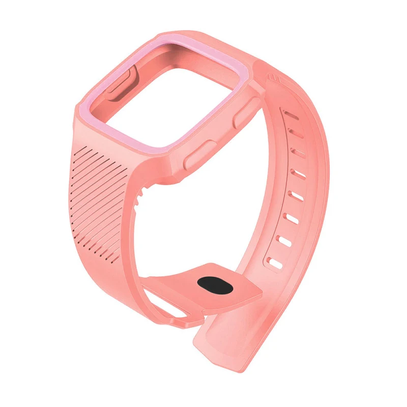 Двухцветный ТПУ силиконовый Смарт Браслет для Fitbit Versa спортивные Ремешки для наручных часов аксессуары водонепроницаемый и ударопрочный - Цвет: 6