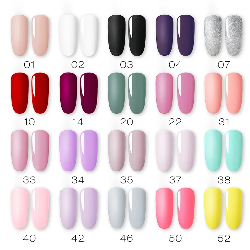 ROSALIND Gel Nail Polish Set Manicure Hybrid Varnish Semi permanent Nail Art Matt Top Extension Pure Base Top Coat Sticker Poly