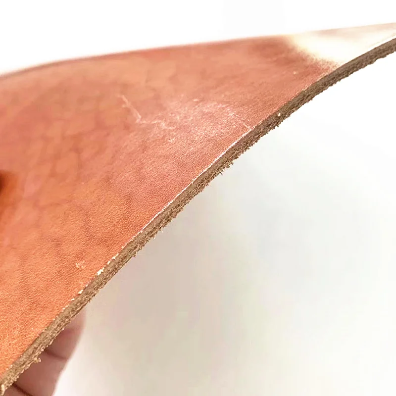 Top Quality Tanned Leather Piece Diy Genuine Leather Material Full Grain  Cowhide Yellow Brown Leather Piece Leathercraft - Genuine Leather -  AliExpress