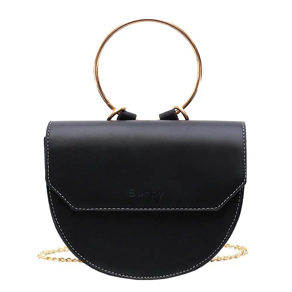 

Simple Saddle Bag Women's Bag Flap Cover Shoulder Bag Patchwork Colors Chain Cross Body Bag Solid Color Messenger Bags #15