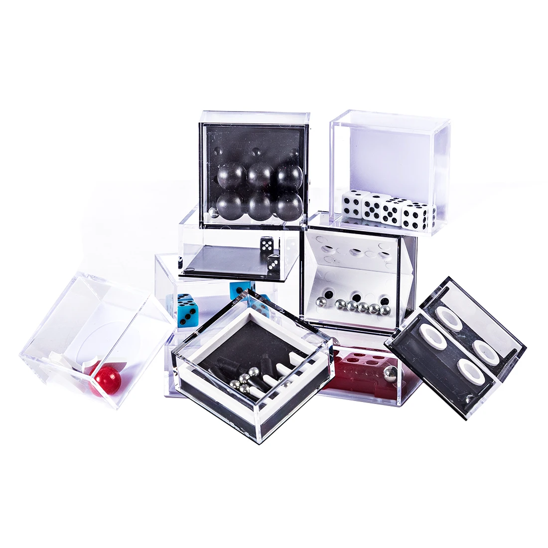 

1set Balance Maze Game Puzzle Boxes With Steel Ball Brain Teaser Educational Toys Gift Decompression Board Game For Kids Adults