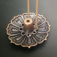 1PCS Classical Flowers Pattern Incense Burner Stick Holder Incense Base Plug Home Decoration 3 Styles