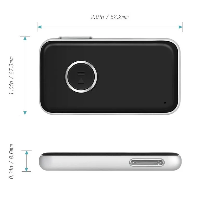 Mini Wireless Receiver Adapter 3 5Mm Music o Mp3 Player Hands Free Talk For Smartphone Psp Notebook