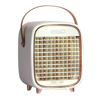 

SANQ Air Conditioner Fan Water-Cooled Fan Home Silent Desktop Cooler 2000Mah Rechargeable