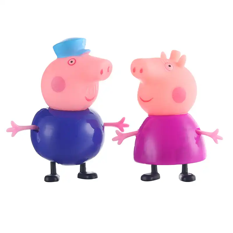 peppa pig plush family 4pk