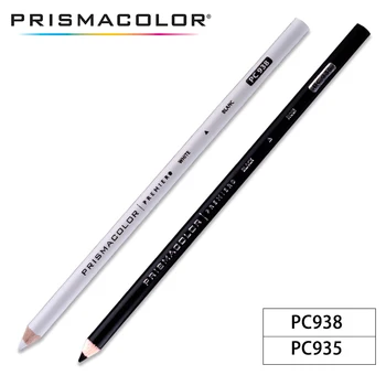 1/2pc Prismacolor Colored Pencil Black White Skin Colors Professional Highlight Sketch pencils Graphite Artist Drawing Blending
