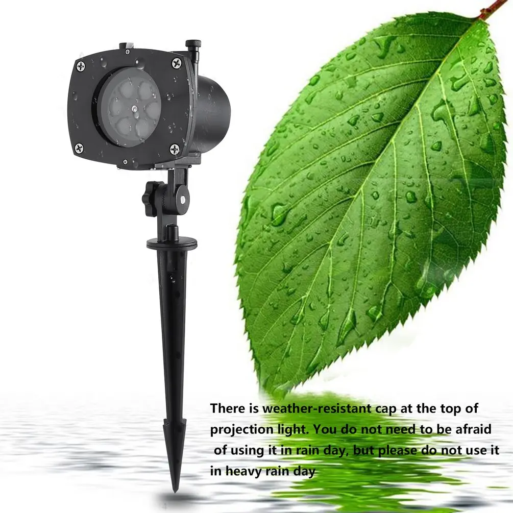 

11PCS LED Switchable Pattern Gobos Slides Waterproof Sparkling Landscape Projector Lights Christmas Holiday Party Home Decor