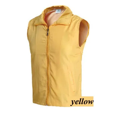 yellow 1 шт./партия, одежда для безопасности для мужчин, унисекс, открытый волонтерский работник, рабочая куртка унисекс жилет Рабочие Комбинезоны для женщин - Цвет: yellow