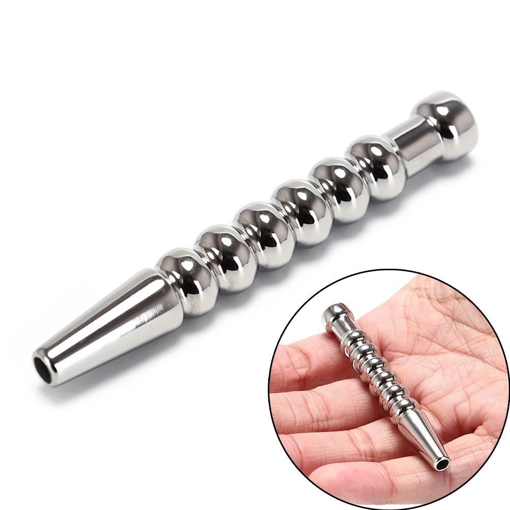 72mm Sex Fetish Hollow Stainless Steel Penis Plug Urethral Dilators Catheters sounds Prince Stretching Sex Toys for Men