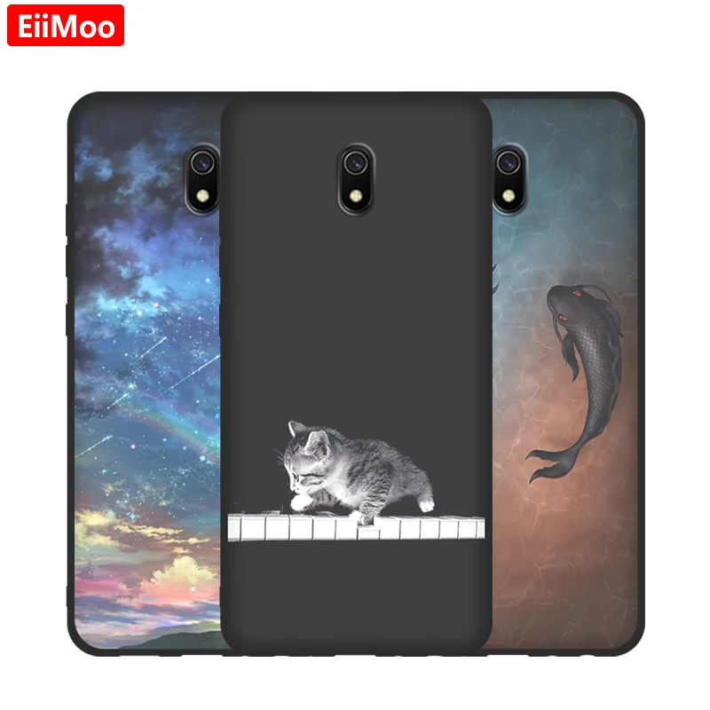 Чехол EiiMoo с мультяшным рисунком для Xiaomi Redmi 8A чехол силиконовый задней панели