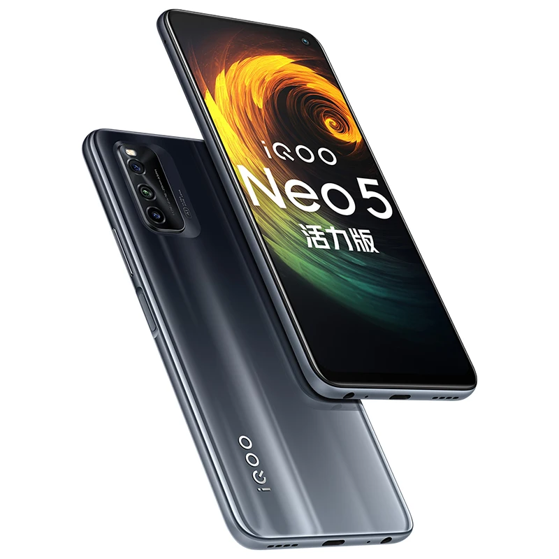 Official New Original VIVO IQOO NEO 5 Lite Cell Phone Snapdragon 870 6.57inch LCD 144Hz 48MP Camera 4500Mah 44W Fast Charge NFC ddr4 ram