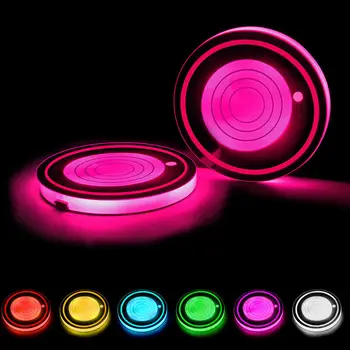 

200MAH Atmosphere Light Acrylic Lamp Car Auto Holder Pad For Honda Dodge