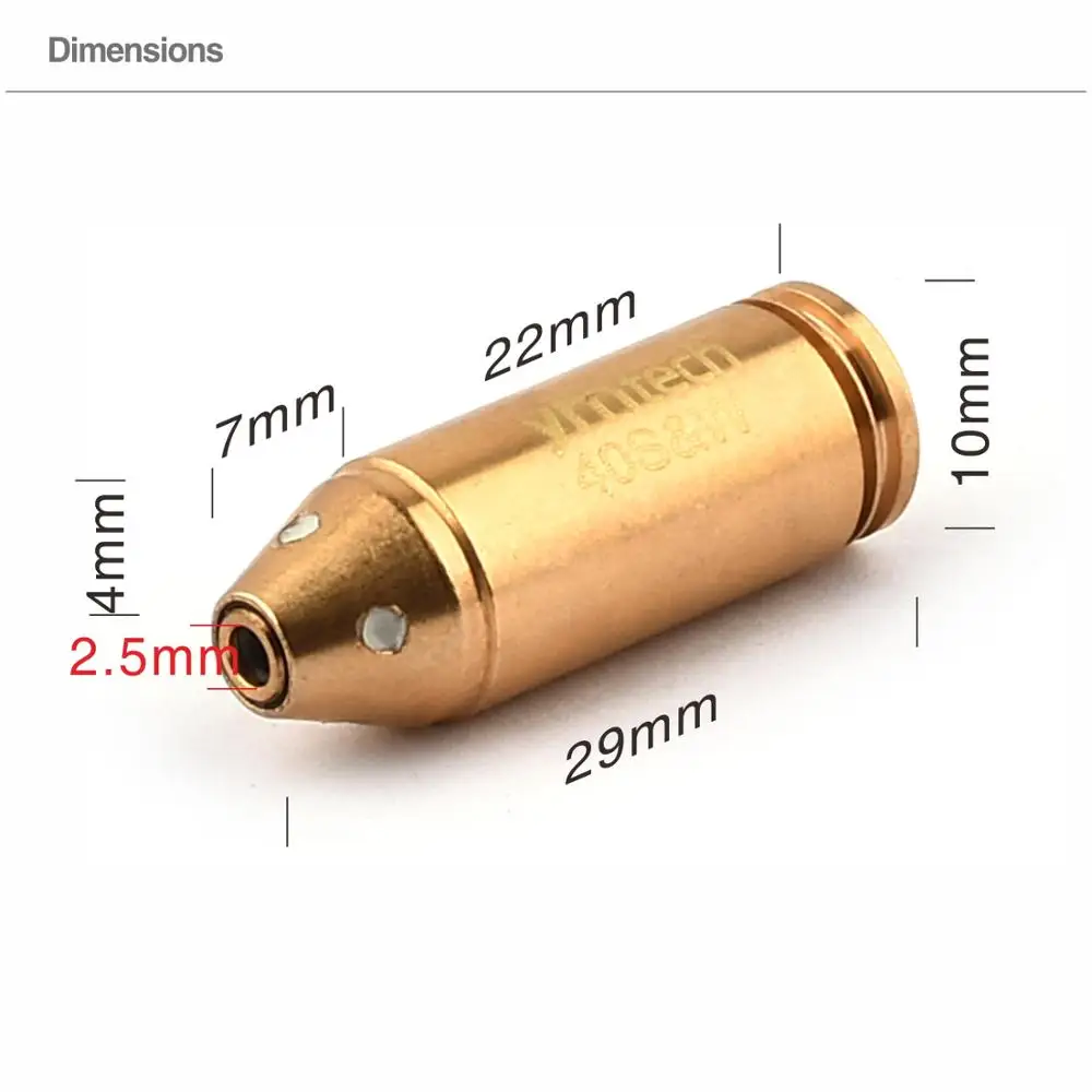 Лазерный патронный патрон 40S & W лидер продаж лазерный с красной точкой|cartridge gun|gun