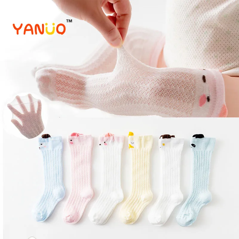

Ultra-thin Cute Animals Stocking for Oy Girls Leg Warmers Baby Mosquito-proof Stockings Kids Socks Cartoon Breathable Stocking