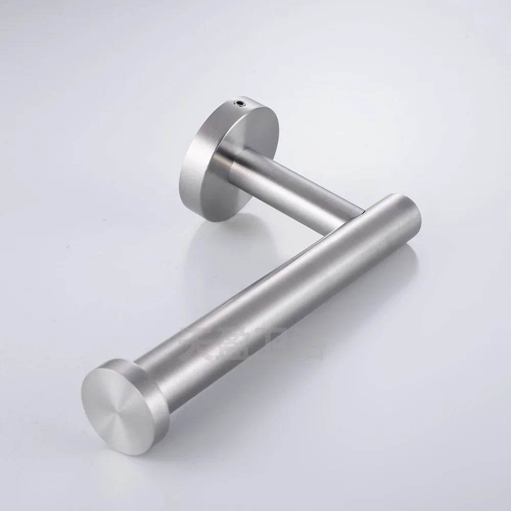 304 Stainless Steel Paper Towel Holder Brushed A- line Tissue Holder Toilet Roll Stand Bathroom Hook Unit Large Quantity Can Bar