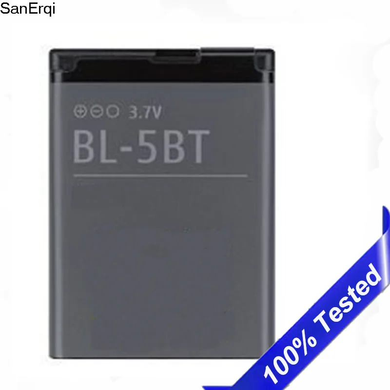 

Battery for Nokia 2608 2600c 7510a 7510s N75 BL-5BT 870mAh BL 5BT High Quality