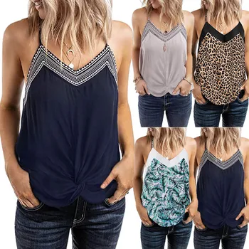 

JAYCOSIN Womens Sleeveless V Neck Front Pleated Cami Tank Tops Summer Womens Casual Suspenders Tops Shein Plus Size Streetwear