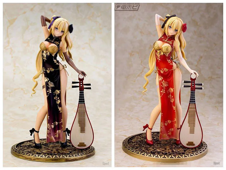 

Special Offer! Anime Garage Kit AlphaMax SkyTube Fantasy Golden Lotus Cheongsam Golden Lotus Pinger Model