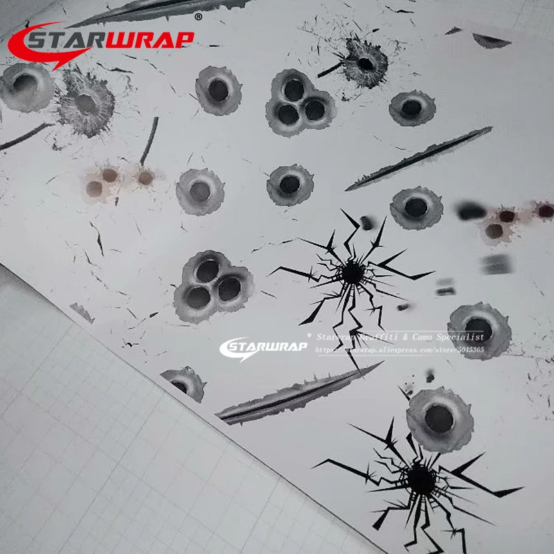 Звезда обертывание Новое прибытие различный Автомобиль Стайлинг Ружейный выстрел камуфляжная виниловая пленка наклейка обертывание камуфляж с выпуском воздуха