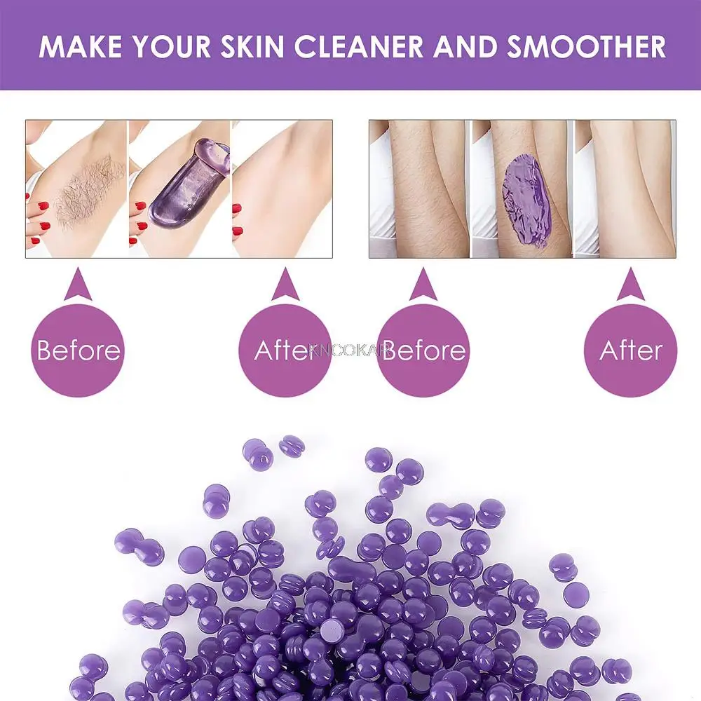 Wax Melts Machine Set Waxing Kit Hair Removal Wax Pot Melter 200CC Waxing Kit Depilation Therapy Heating Machine