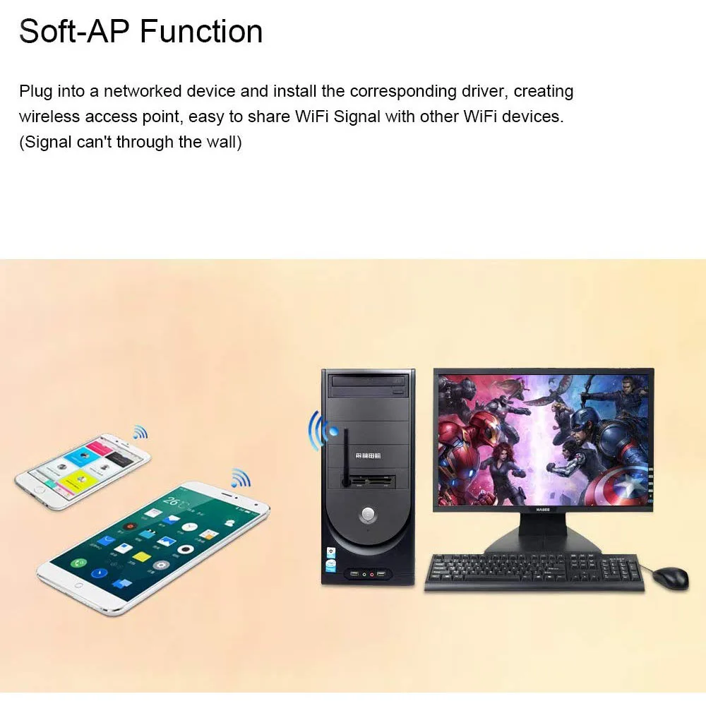 Мини Беспроводной Wi-Fi usb-адаптер палка RT5370 150 Мбит/с Беспроводной сетевая карта для Aura Hd MAG 250 254 255 260 270 275 IPTV OTT коробка