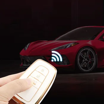 TPU copertura chiave dell'automobile 2 3 caso pulsante per Toyota Camry CHR CH-R Prius Corolla RAV4 Prado 2017 2018 2019 portachiavi senza chiave - TPU copertura chiave dell automobile 2 3 caso pulsante per Toyota Camry CHR CH R