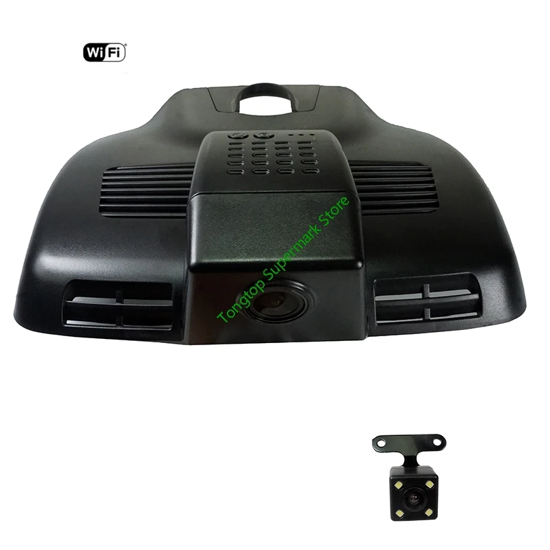 Двойной объектив дополнительный Novatek 96672 Wifi DVR Камера для Mercedes Benz E серия E200 E300 2016