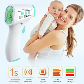 

2020 For Drop Shipper Non-contact Infrared Thermometer Handheld Infrared Thermometer High Precision Measures Body Temperature