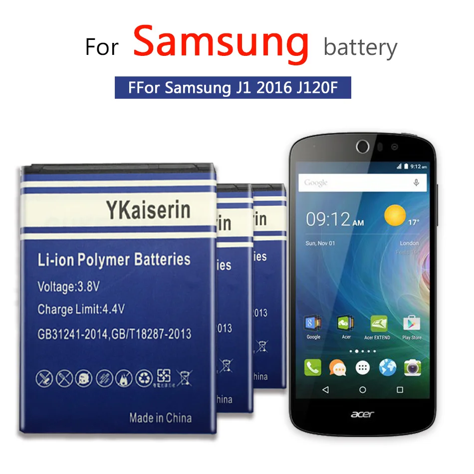 Батарея для samsung Galaxy Express 3 J1 SM-J120A SM-J120F SM-J120F/DS J120 J120h J120ds EB-BJ120CBU EB-BJ120CBE Batteria