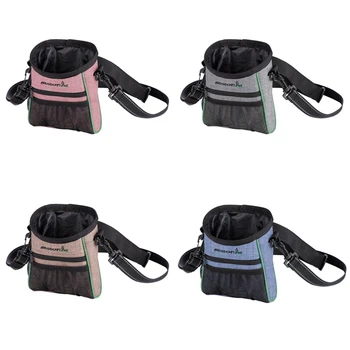 

Portable Outdoor Dog Treat Pouch Pet Training Bag with Waist Shoulder Strap Bag
