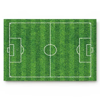 

Kitchen Mat Green Football Field Anti-Slip Doormat Home Bathroom Living Room Decoration Door Mats Outdoor/indoor