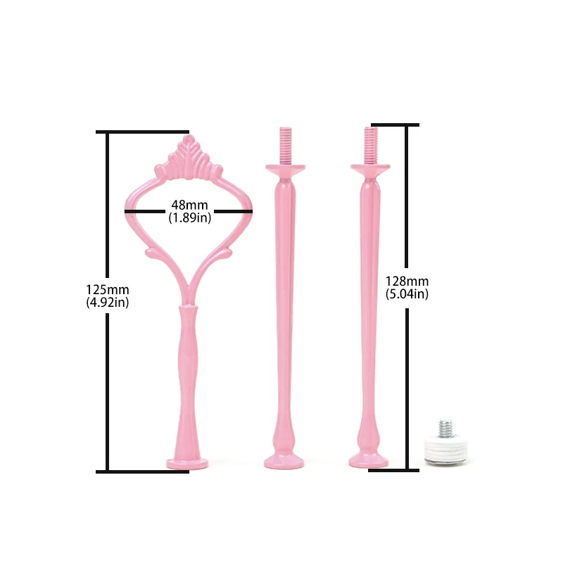 10pcs mix colour crown style dessert stands handles/cupcake stand cake stand centre cake plate fitting