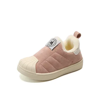 

2019 Winter Girls Boys Snow Boots Toddler Infant Boots Warm Plush Outdoor Baby Boots Non-slip Comfort Kids Cotton Shoes