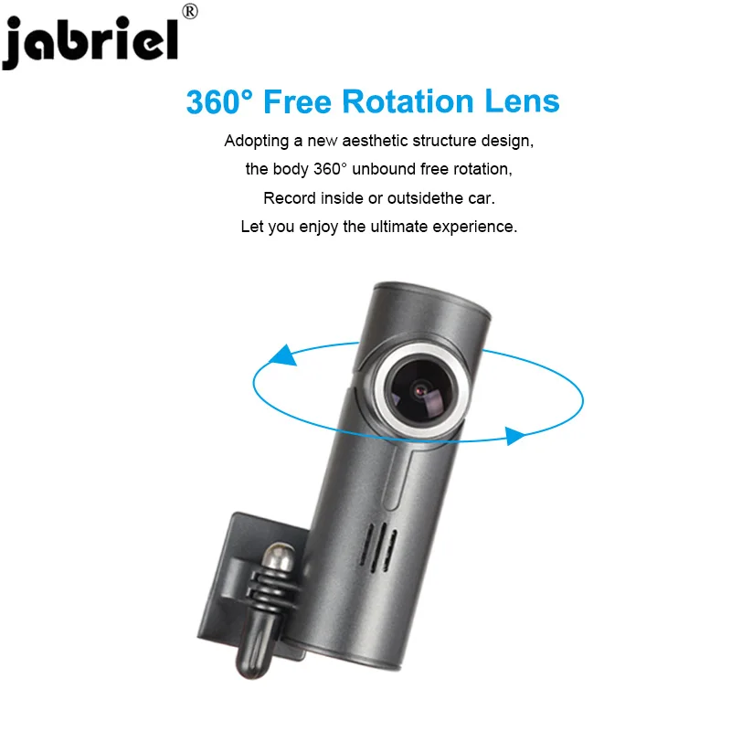 Автомобильная мини камера Jabriel 1080P видеорегистратор с 24 часовым рекордером для
