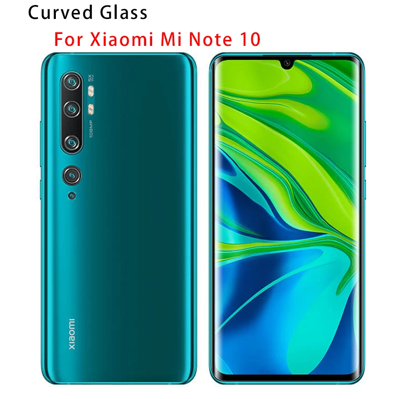 Закаленное стекло HD полное покрытие изогнутый экран протектор для Xiaomi Mi Note 10 Pro Защитное стекло для Xiaomi Mi Note 10 CC9 Pro