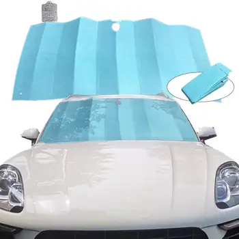 

Front Windshield Shade Accordion Folding Auto Sunshade Blocks UV Rays Sun Visor Car Interior Protector