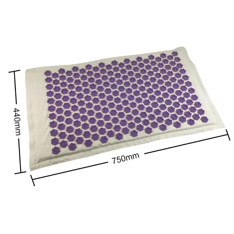 Лотос Спайк Акупунктура массажер подушка рельеф тела натяжение йога коврики Спайк иглоукалывание массаж йога коврик с подушкой - Цвет: Cushion