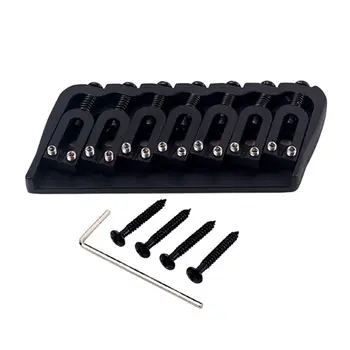 

GA885 7 String Guitar Saddle Bridge Multiple Scale Tail Fixed Strain Plate Y1QE
