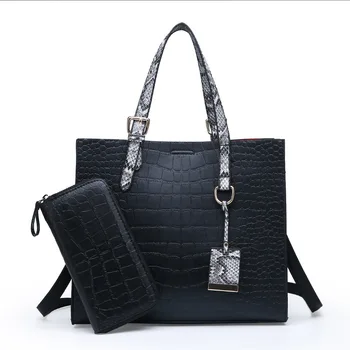 

2020 Brand women handbag snake print luxury handbags women bags designer large capacity lady shoulder messenger bags tote