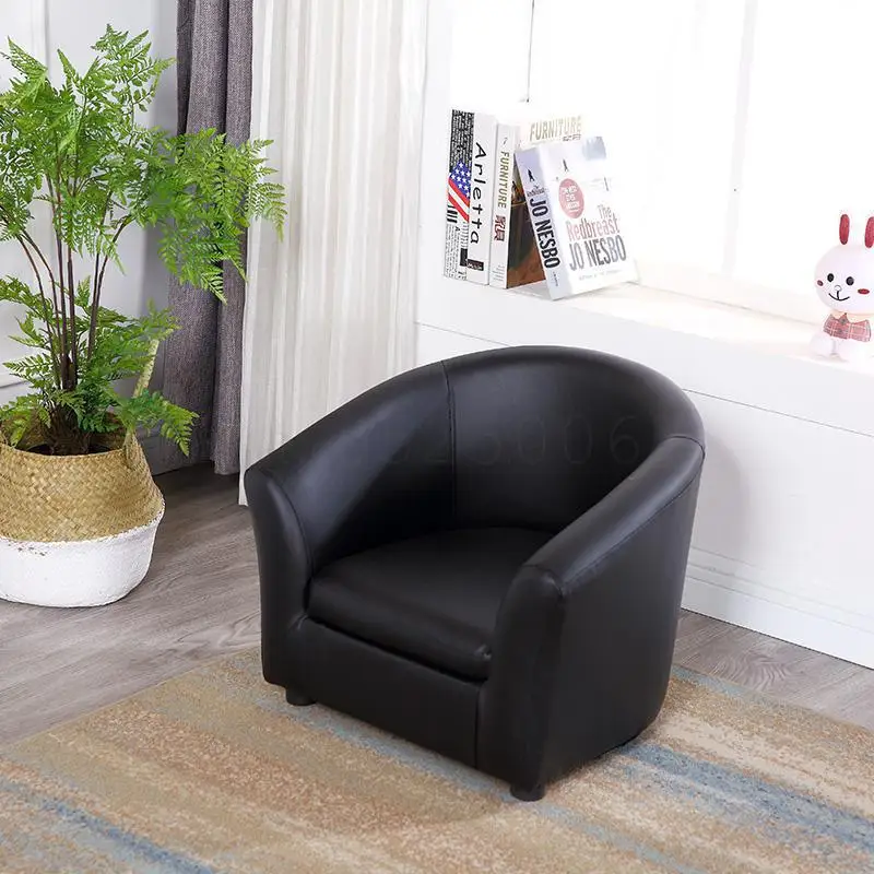 Children's Cartoon Single Mini Sofa Leather Seat Male Girl Kindergarten Lovely Cartoon Baby Small Sofa Chair - Цвет: Model 5