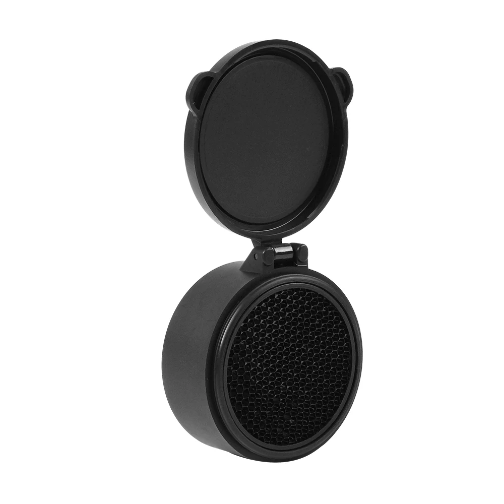 Tactical Scope Lens Caps Marcool Tactical KillFlash Lens Caps For 44mm 50mm 56mm Optical Hunting Sight Rifle Scope Sunshade Mesh Honeycomb Filp-up Cover